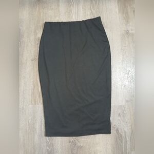 Fashion Nova Elegant Black Pencil Skirt Size: 1X